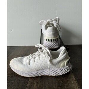 Nobull Allday Ripstop Runner Unisex M6 W7.5 Workout Gym Shoes White Gum